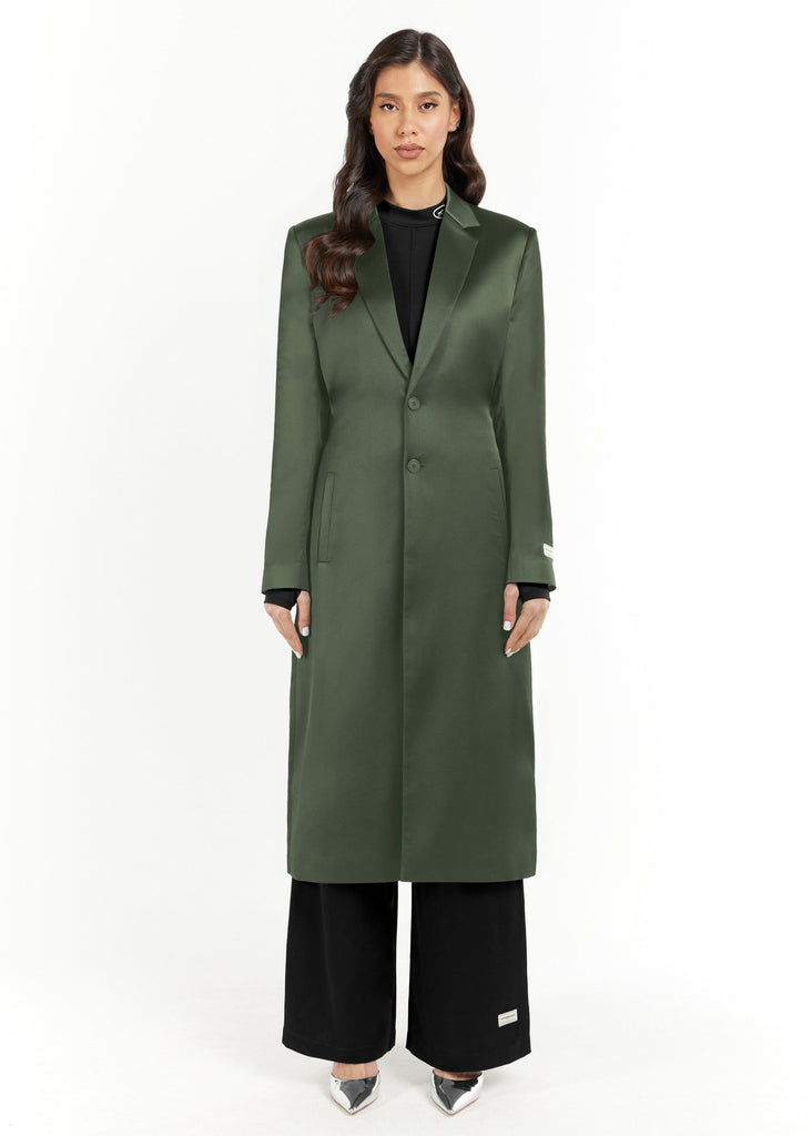 Super Fine Virgin Wool Coat, Hunter Green - Xs (US 0-2 / It 38-40)